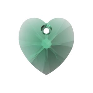 Swarovski heart 10.3x10mm, Majestic green