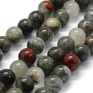 African bloodstone round 6mm