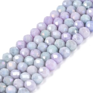 Fasettihelmi rondelli 4x3mm Lilac mix, n.105kpl