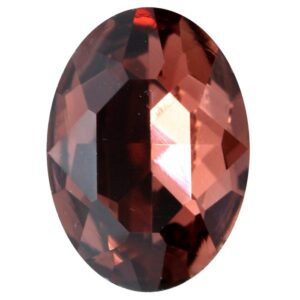 Crystal cabochon oval 18x13mm, Burgundy