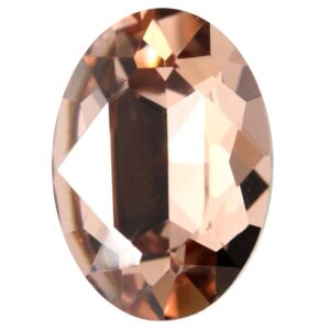 Crystal cabochon oval 18x13mm, Vintage rose