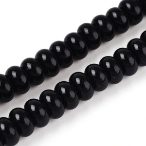 Rondelli 8x5mm Musta, 40kpl