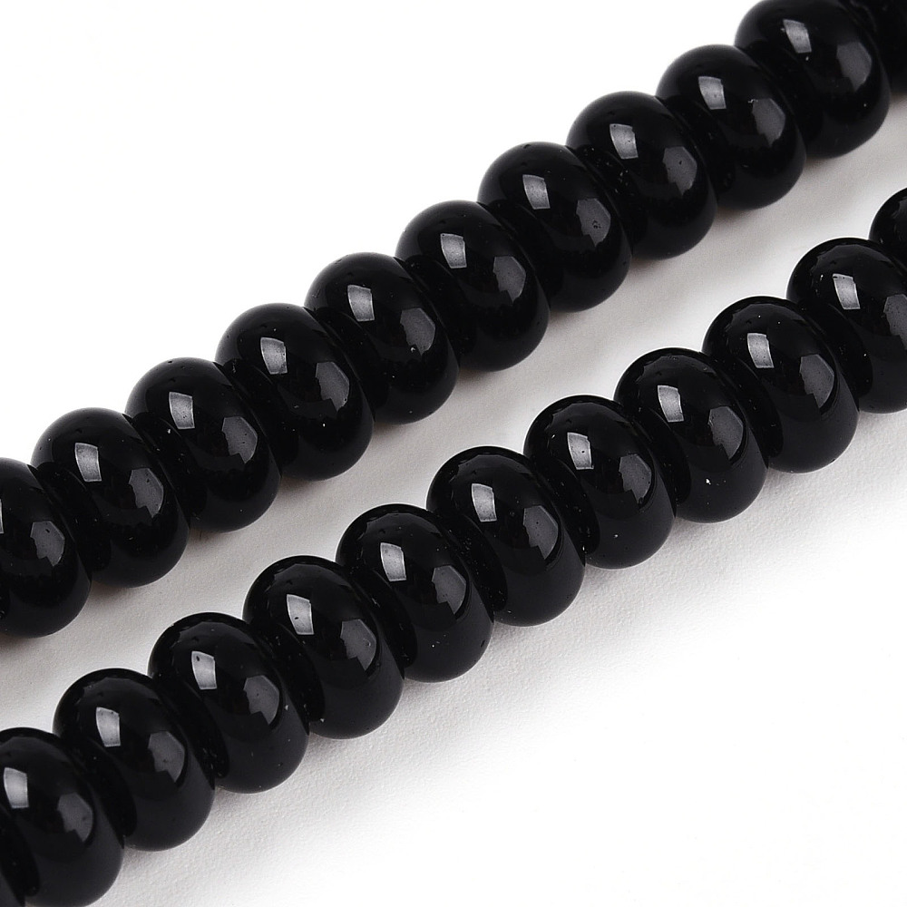 Rondelli 8x5mm Musta, 40kpl