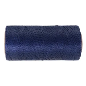 Linhasita waxed polyester cord 0,5mm Navy blue, 10m