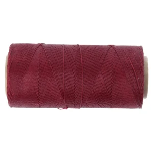 Linhasita waxed polyester cord 0,5mm Bordeaux, 10m