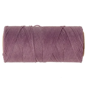 Linhasita waxed polyester cord 1mm Lavender, 6m
