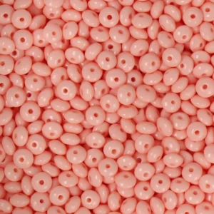 Rondelle 4x2mm light peach, 100pcs