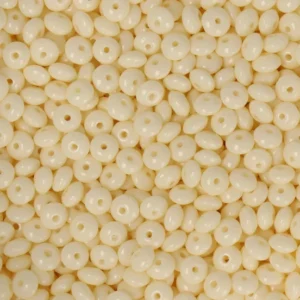 Rondelle 4x2mm cream, 100pcs