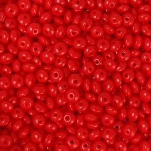 Rondelle 4x2mm red, 100pcs