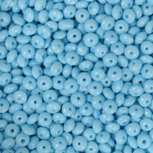 Rondelle 4x2mm sky blue, 100pcs